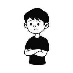 cartoon character of man vector