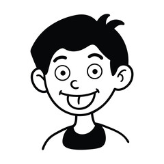 cartoon character of man vector