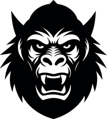 gorilla head mascot