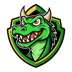 dragon head mascot