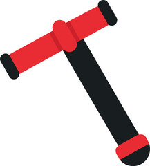 vector illustration of a hammer