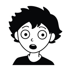 cartoon character of man vector