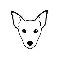vector illustration of a dog
