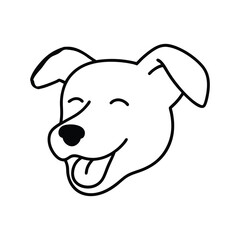 vector illustration of a dog