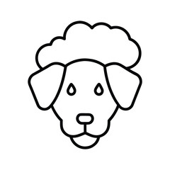 vector illustration of a dog