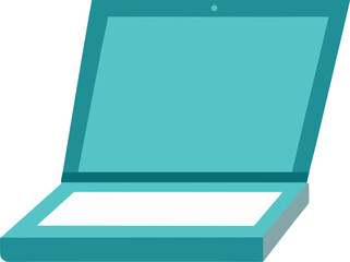 open box on white background