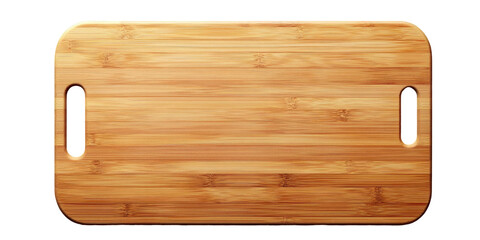 Bamboo Cutting Board on transparent background