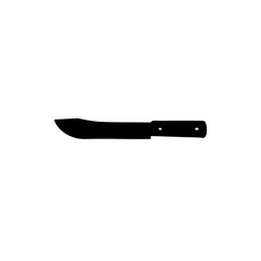 kitchen knife silhouette illustration