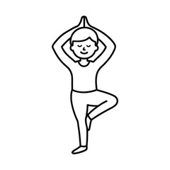 cartoon character of girl vector