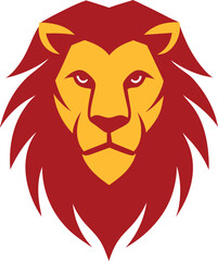 lion head vector