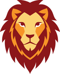 lion head vector illustration