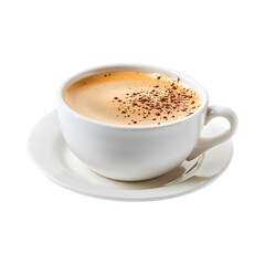 Obraz premium Cup of coffee isolated on transparent background PNG