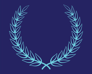 Coloring Circle Leaf  with brunch design