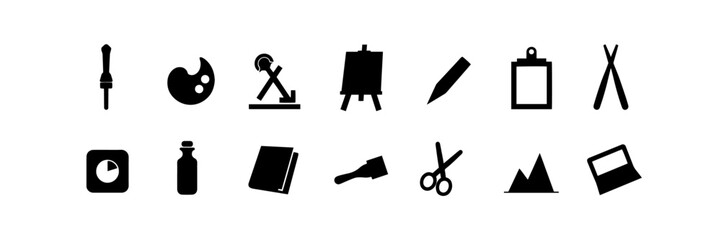 Art & Creative Tools Icons