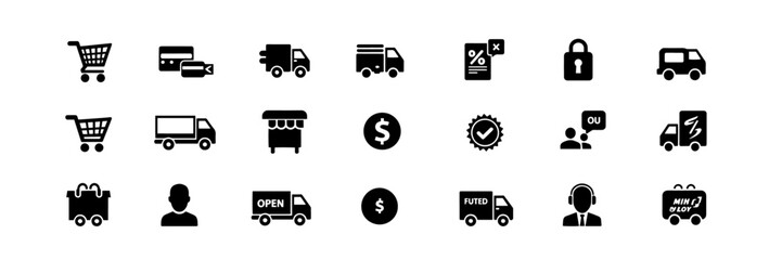 E-Commerce & Online Shopping Icons