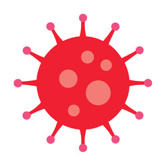 red virus cell