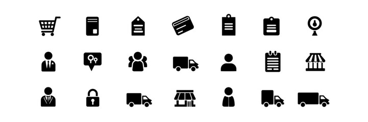 E-Commerce & Online Shopping Icons
