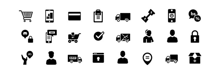 E-Commerce & Online Shopping Icons