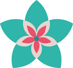 abstract flower vector illustration