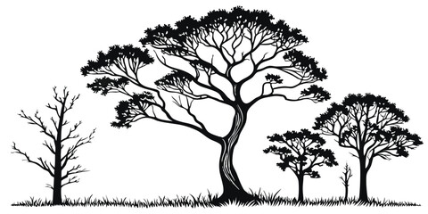 vector illustration of a tree