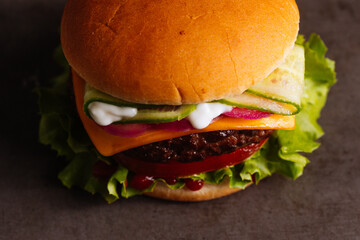 Juicy burger