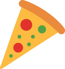 vector illustration of a pizza