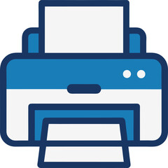 printer icon vector illustration