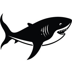 shark silhouettes vector