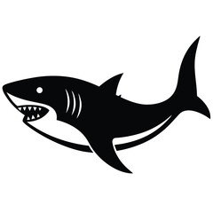 shark silhouettes vector