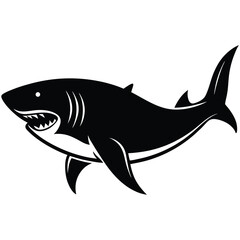 shark silhouettes vector