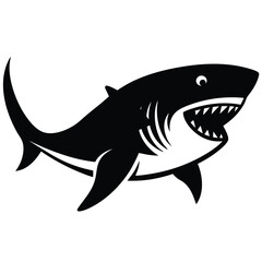 shark silhouettes vector