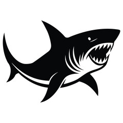 shark silhouettes vector