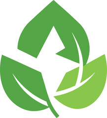 recycle symbol isolated on white