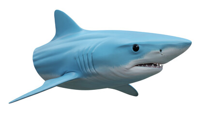 Isolated Blue Shark