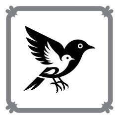 Birds in Flight and Rest – Graphic Set