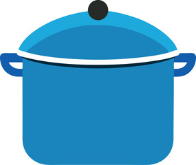 cooking pot isolated on white