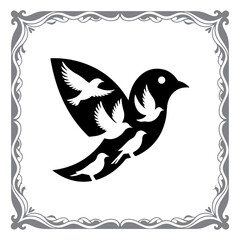 Avian Silhouettes for Print and Web