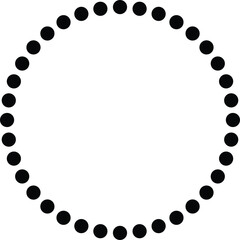 Circle clip art design on plain white transparent isolated background for card, shirt, hoodie, sweatshirt, apparel, tag, mug, icon, poster or badge