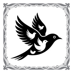 Bird Life in Minimalist Form