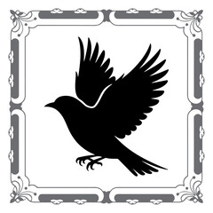 Black Bird Vector Elements Collection