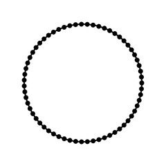 Circle clip art design on plain white transparent isolated background for card, shirt, hoodie, sweatshirt, apparel, tag, mug, icon, poster or badge