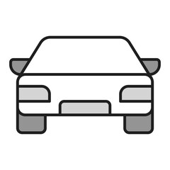 Vehicle Icon. Transportation, Mobility, Car Symbol. Illustration for Personal Transport Concept.
