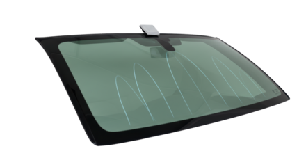 Isolated Car Windshield