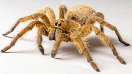 Arizona Blonde Tarantula on studio background
