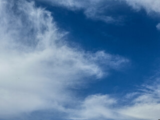 blue sky with clouds