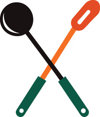 set of kitchen utensils