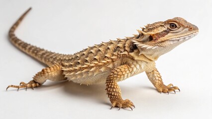 Naklejka premium Armadillo Lizard on studio background 