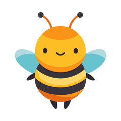 colorful bee character