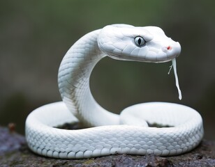 Fototapeta premium Albino Cobra