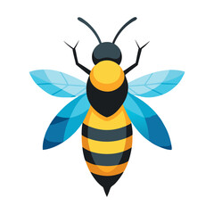 colorful bee character